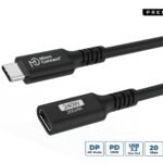 Premium USB-C cable Extender  0.5m 20Gbps, 240W, USB 3.2  Gen 2x2