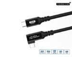 USB-C to USB-C Premium cable  5m, 100W, 20Gbps, USB 3.2 Gen  2x2, Angled