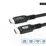 USB-C to USB-C cable 2m  Premium, 100W, 40Gbps, USB4  Gen 3x2
