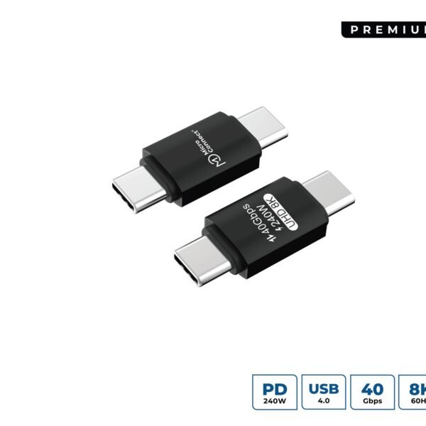 Premium USB4 Gen 3x2 USB-C  adapter, 40Gbps, 240W