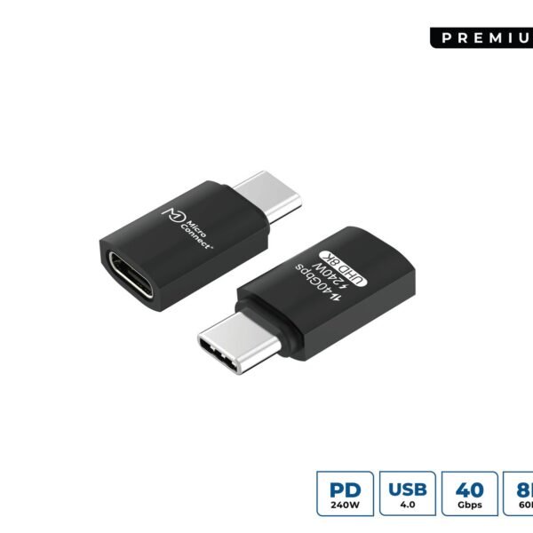 Premium USB4 Gen 3x2 USB-C  adapter, 40Gbps, 240W