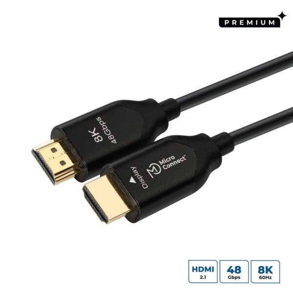 Premium Ultra High Speed  Active Optic HDMI 2.1 8K  Cable 50m