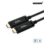Premium Optic fiber USB-C 3.2  Gen 2 cable 10m Provide 5V  900mA to Device/Camera etc.