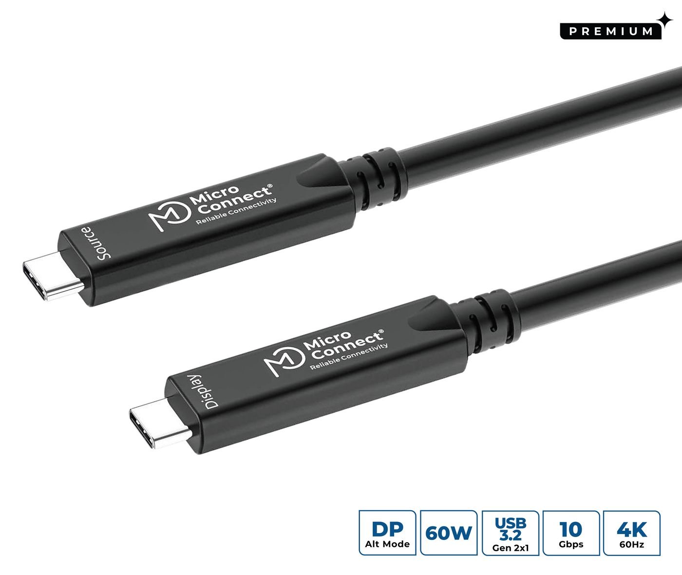 Img_36789454.jpg USB-C to USB-C cable 15m, Premium fiber, Bidirectional. 10Gbps, 8K, 40W - Image 1