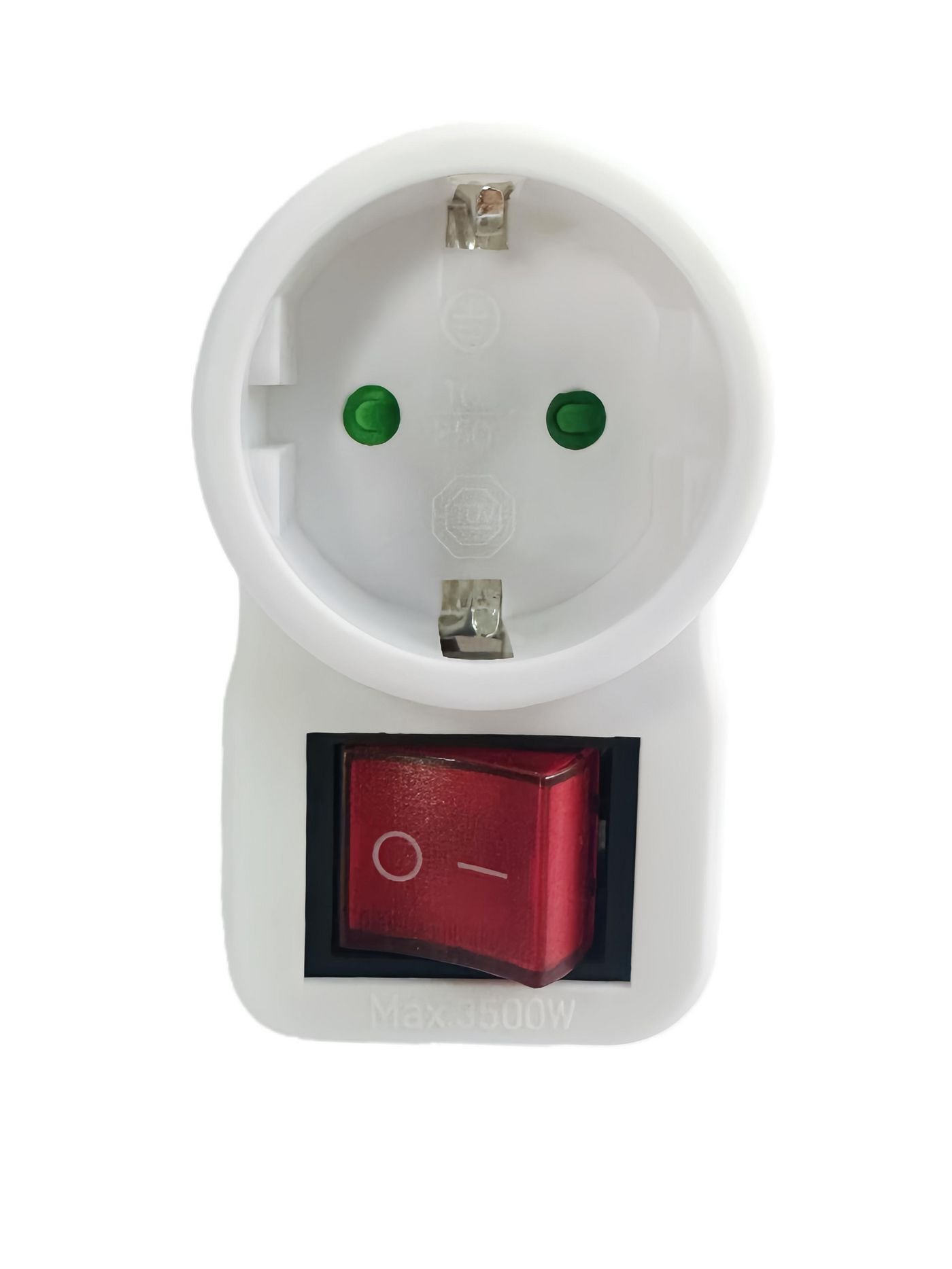 Img_36905936.jpg Safety socket adapter, white 230V / 16A / 3500W Ideal for private use in the kitchen, living room and bedroom - Image 1