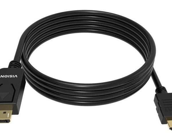 Video Cable Adapter 2 M  Displayport Hdmi Black