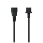C13 to C14 braided power  cable, 1.8 m, 10A/250V.