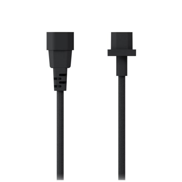 C13 to C14 braided power  cable, 1.8 m, 10A/250V.