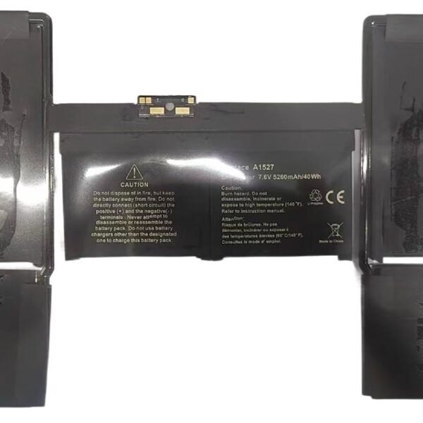 Laptop Battery for Apple  40.00Wh 7.6V 5260mAh 40Wh 6  Cell Li-Pol 7.55V 5.2Ah Macbook 12" 2015-2016, A1527, A1534, FQM6, A1705,