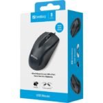 USB Mouse USB Mouse, Right-hand,  Optical, USB Type-A, 1200 DPI, Black - Image 3