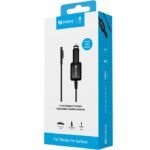 Car Charger for Surface Car Charger Surface Pro 3-7,  Auto, Cigar lighter, 12 V, 1 m, Black - Image 3