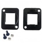 D-Size Keystone black &  silver color, Zinc alloy  material