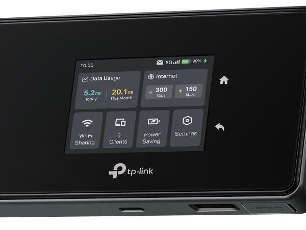 Cellular network router,  Black, Portable, 802.11a,  802.11b, 802.11g, Wi-Fi 4