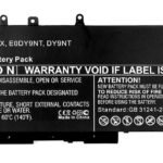 Laptop Battery for Dell  42.92Wh Li-Pol 7.4V 5800mAh  42.92Wh Li-Pol 7.4V 5800mAh