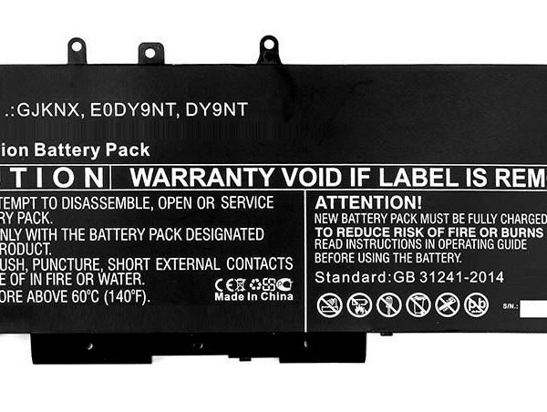 Laptop Battery for Dell  42.92Wh Li-Pol 7.4V 5800mAh  42.92Wh Li-Pol 7.4V 5800mAh