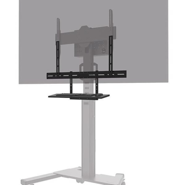 AV40-500BL, Keyboard Shelf  Kit, 43-110", VESA 200x200 -  800x600, Max 2,5kg, Universal, -Black