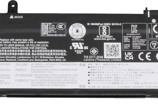 52.5Wh Lithium-Ion internal  battery for Lenovo notebooks