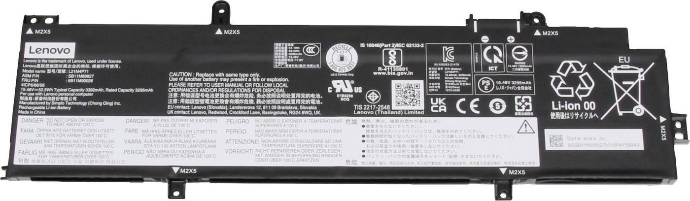 Img_37183275.jpg 52.5Wh Lithium-Ion internal battery for Lenovo notebooks - Image 1