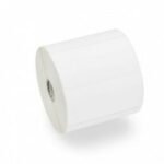 Label, Paper, 21x21mm Thermal  Transfer, Z-PERFORM 1000T,  Uncoated, Permanent Adhesive, 25mm Core Transfer, Z-PERFORM 1000T, CUSTOM