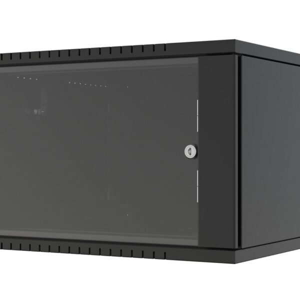 Quick Assembly Flat pack 19"  7U Rack Wall Mount W:600 x  D:600 x H:423mm - Black