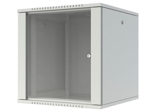 Quick Assembly Flat pack 19"  12U Rack Wall Mount W:600 x  D:600 x H:645mm - White