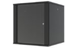 Quick Assembly Flat pack 19"  12U Rack Wall Mount W:600 x  D:600 x H:645mm - Black