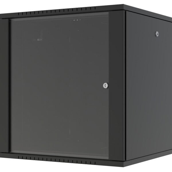Quick Assembly Flat pack 19"  12U Rack Wall Mount W:600 x  D:600 x H:645mm - Black