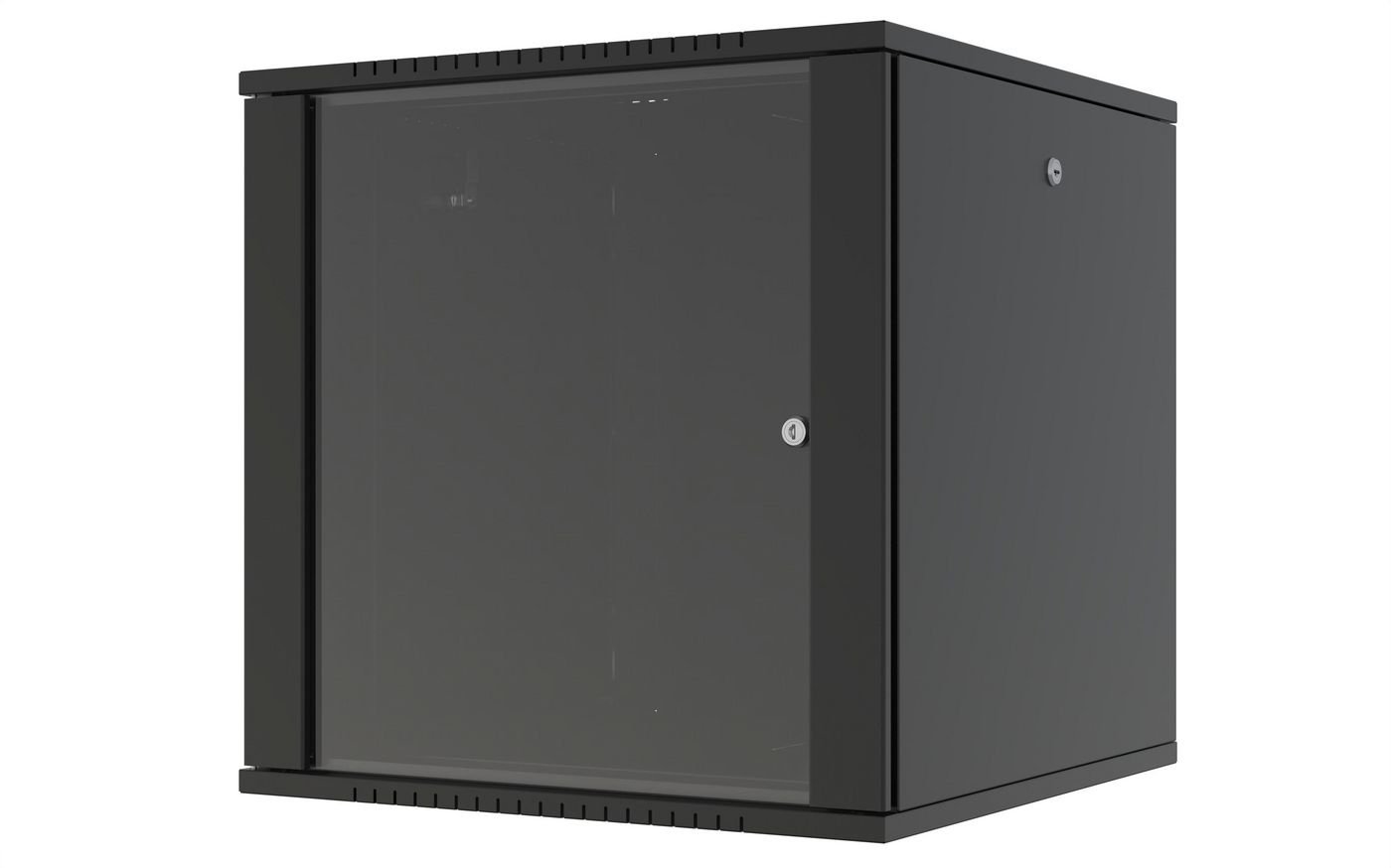 Img_37201374.jpg Quick Assembly Flat pack 19" 12U Rack Wall Mount W:600 x D:600 x H:645mm - Black - Image 1