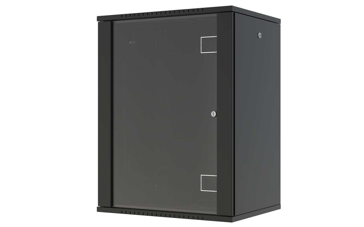 Img_37201414.jpg Quick Assembly Flat pack 19" 16U Rack Wall Mount W:600 x D:450 x H:823mm - Black - Image 1