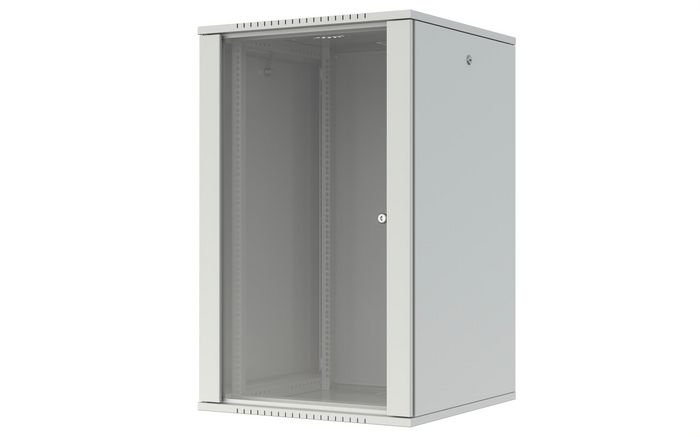 Img_37201449-1 Quick Assembly Flat pack 19" 20U Rack Wall Mount W:600 x D:600 x H:1000mm - White - Image 1