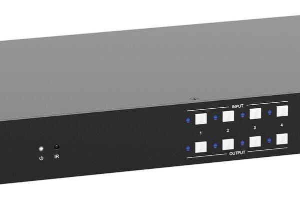 HDMI 2.0 4x4, Matrix Fast  switcher w/GUI and RS232  control