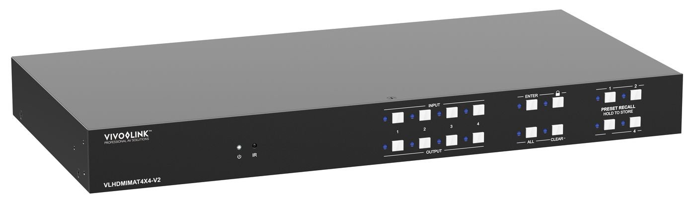 Img_37221085.jpg HDMI 2.0 4x4, Matrix Fast switcher w/GUI and RS232 control - Image 1