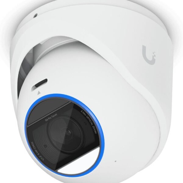 All-weather tamper-resistant  4K PoE+ camera with a  Multi-TOPS AI engine, 2.36x optical zoom, and a large 1/1.2" CMOS sensor for