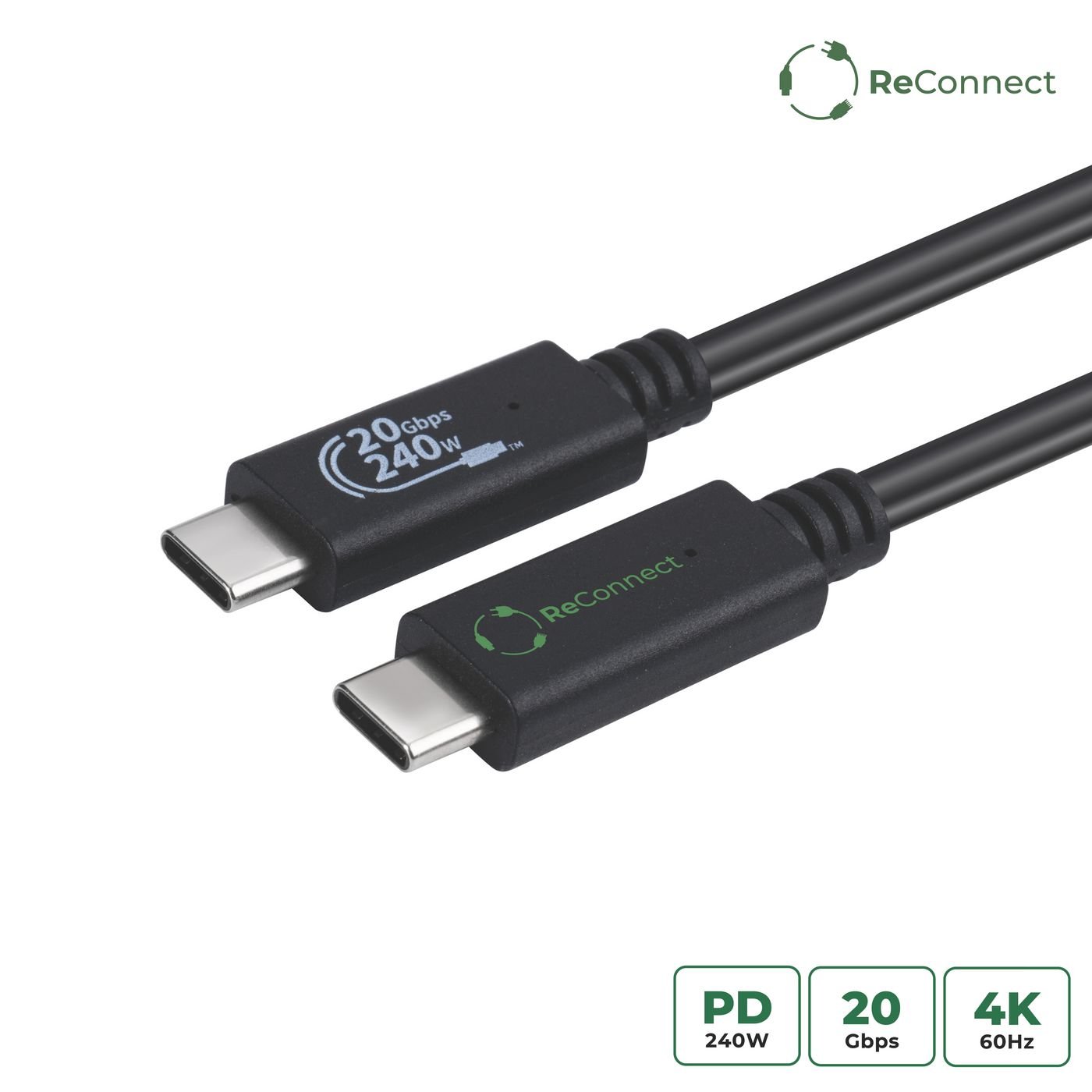 Img_37261208.jpg ReConnect (GRS) USB-C 3.2 Gen2x2 Cable, 0.5m - Image 1