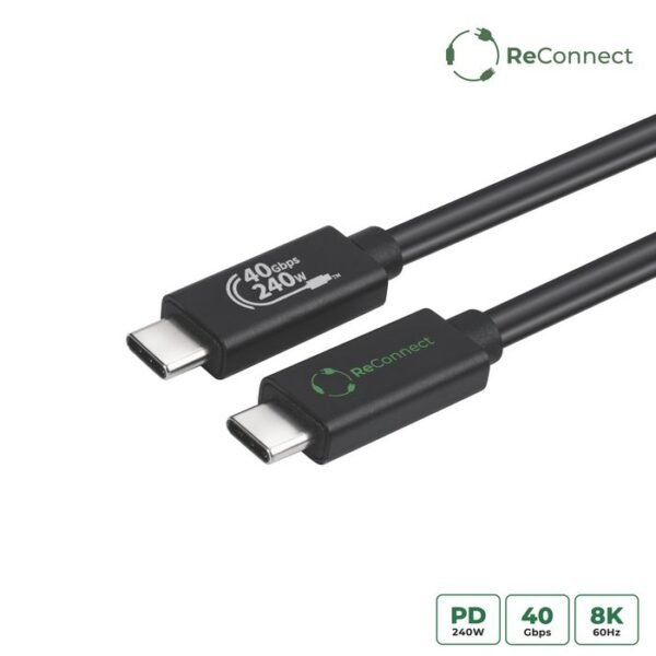 ReConnect (GRS) USB4 Gen 3x2  cable, 0.5m