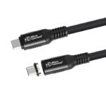 USB-C to USB-C cable 0,15m  Premium magnetic Silicone,  240W, 8K, 40Gbps, USB4 - Image 2