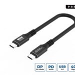 USB-C to USB-C cable 0.15m  Premium, 100W, 40Gbps, USB4  Gen 3x2