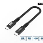 USB-C to USB-C cable 0,15m  Premium, 240W, 40Gbps, USB4  Gen 3x2