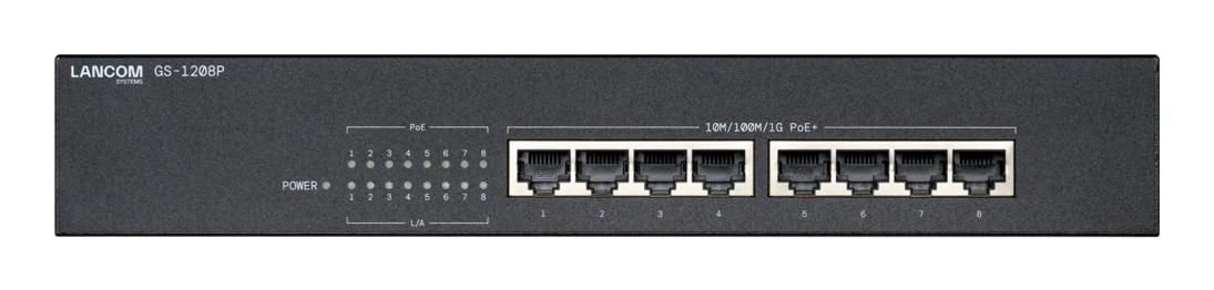 Img_37279406.jpg GS-1208P Unmanaged Gigabit Ethernet Switch with PoE support (IEEE 802.3af/at) on all 8 ports - Image 1