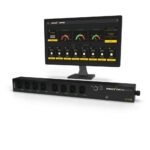 Vertical Series -  IP-Controlled Power,  Distribution Unit, 240V/10A, 8 Outlets