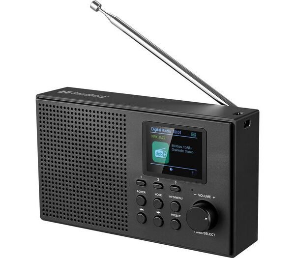 Sandberg Speaker Radio DAB+BT Recharge