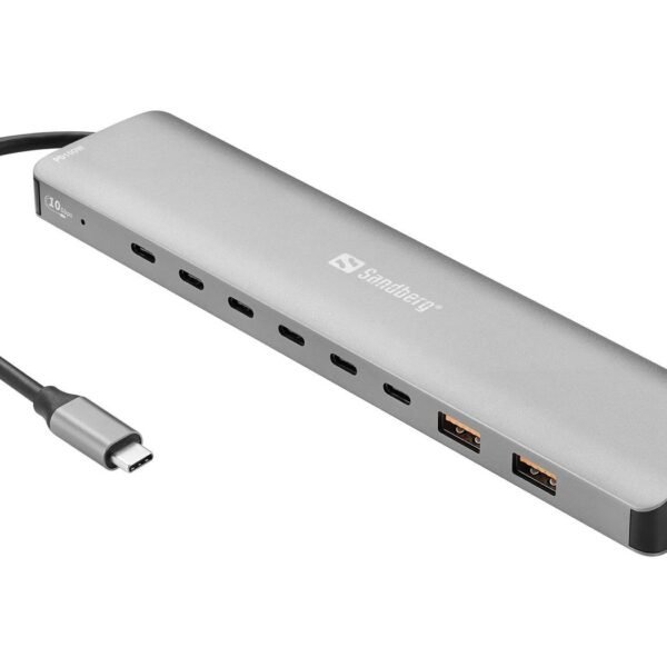 USB-C to 8 x USB-C + 2xUSB-A  100W