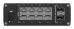 TSW200 PoE+ switch x8  ethernet ports, x2 SFP ports,  without PSU including din rail - Image 4