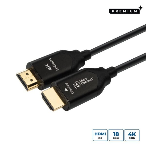 Premium High Speed Active  Optic fiber HDMI 2.0 Cable  25m HDMI 2.0 4K 60Hz,18Gbp Support: YUV4:4:4, EDID/HDCP2.2/HDR/ARC
