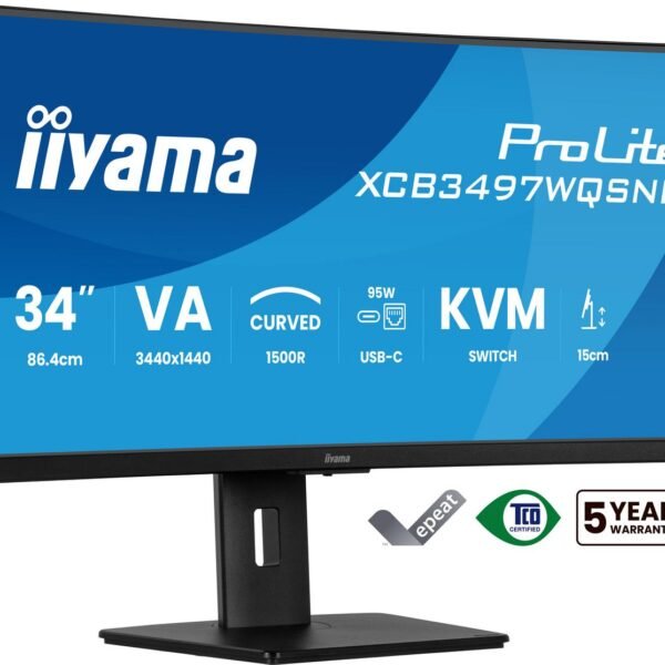 34" Business UQHD USB-C Dock