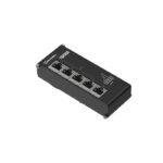 TSF000 x5 ethernet ports, x4  PoE+ unmanaged flat ethernet  switch with integrated din rail bracket - Image 2