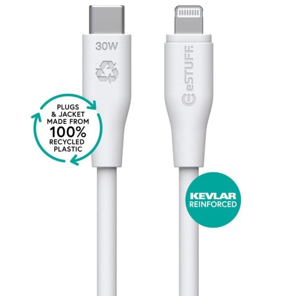INFINITE (GRS) Super Soft  100% Recycled TPE USB-C to  Lightning Cable MFI 3m