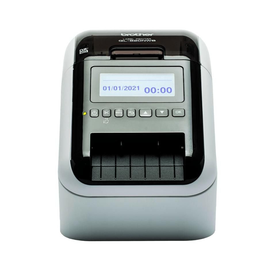 Img_37491133.jpg Ql-820Nwbc Label Printer Direct Thermal Colour 300 X 600 Dpi 176 Mm/Sec Wired & Wireless Ethernet Lan Dk Wi-Fi Bluetooth - Image 1