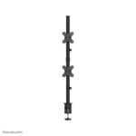 FPMA-D550DVBLACK, Full Motion  Dual Desk Monitor Arm (Clamp  & Grommet) For Two 10-32" Monitor Screens - Black clamp - Image 3