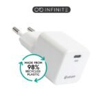eSTUFF ES637027-BULK mobile device charger Smartphone White AC Fast charging Indoor